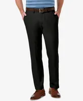 Haggar Men's Cool 18 Pro Stretch Straight Fit Flat Front Dress Pants