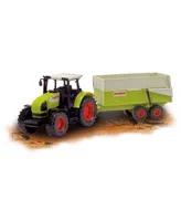 Dickie Toys - Claas Toy Tractor with trailer