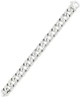 Legacy for Men by Simone I. Smith Large Curb Link Bracelet in Stainless Steel