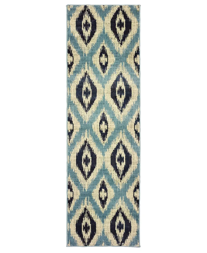 Closeout! Oriental Weavers Linden 7825C 2'3" x 7'6" Runner Area Rug