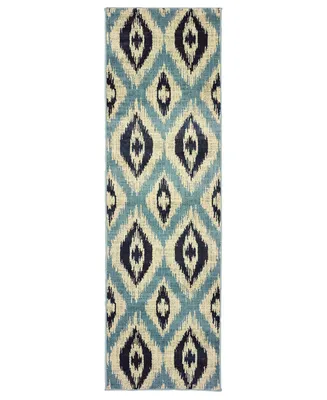 Closeout! Oriental Weavers Linden 7825C 2'3" x 7'6" Runner Area Rug