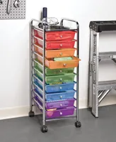 Seville Classics 10 Drawer Organizer Cart