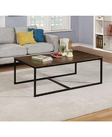 Alaterre Furniture Arcadia Acacia Wood 54" Coffee Table