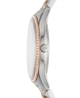 Michael Kors Women's Lauryn Two-Tone Stainless Steel Bracelet Watch 33mm