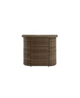 Bradenton Outdoor Wicker Bar