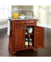 Lafayette Solid Granite Top Portable Kitchen Island