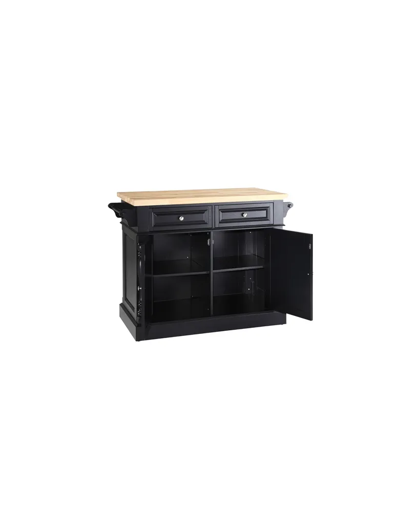 Oxford Butcher Block Top Kitchen Island