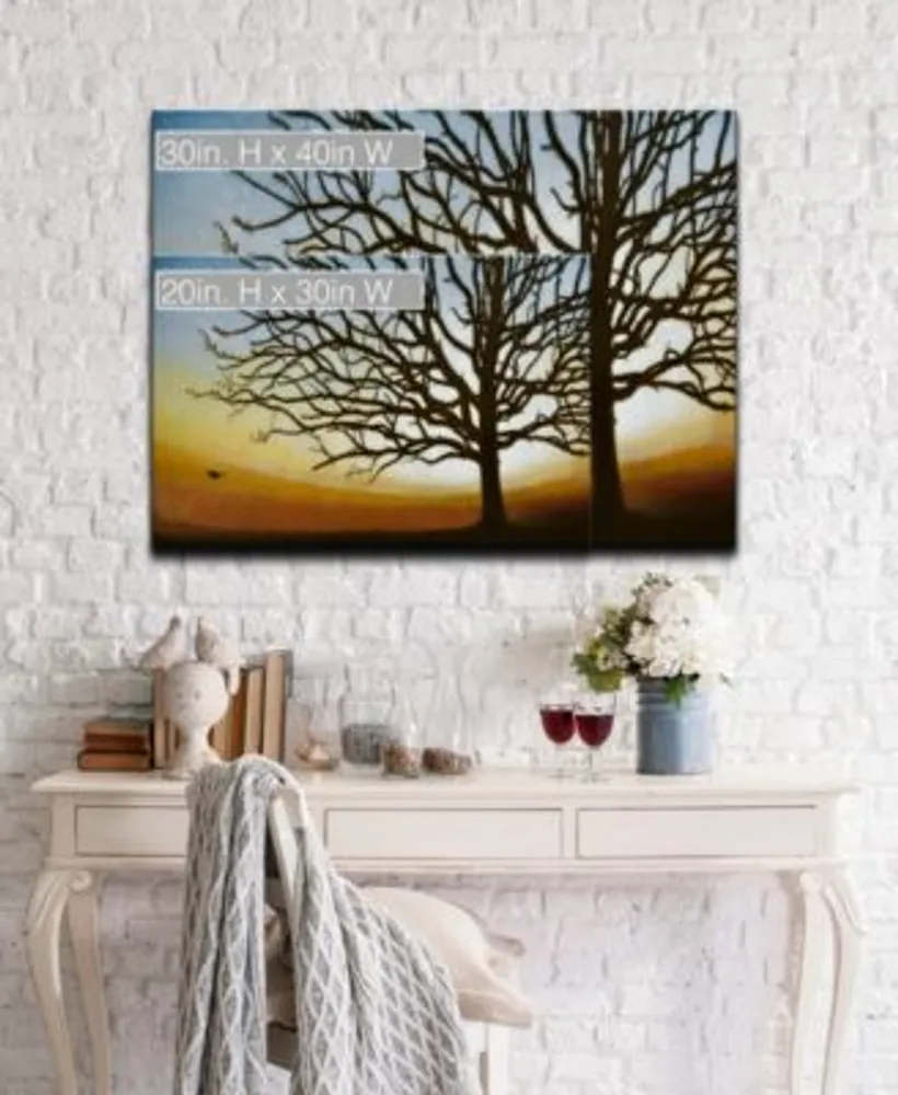 Ready2hangart Single Leaf Tree Canvas Wall Art Collection