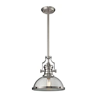 Elk Lighting Chadwick Pendant in Satin Nickel