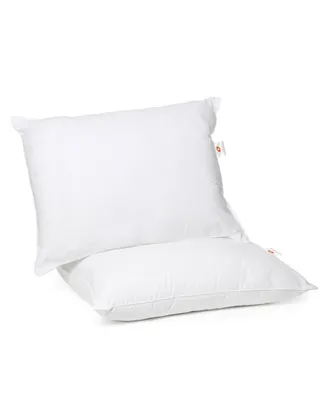 Swiss Comforts 100% Cotton Luxury Down Alternative 2 Pack of Standard Pillows, 20" x 26"