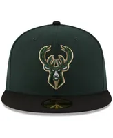 New Era Milwaukee Bucks Basic 2 Tone 59FIFTY Fitted Cap