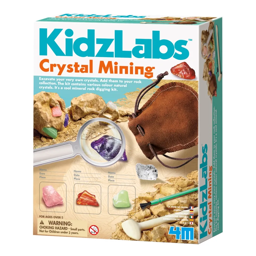 4M Kidzlabs Crystal Mining Kit