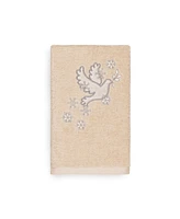 Linum Home Christmas Dove 100% Turkish Cotton Hand Towel