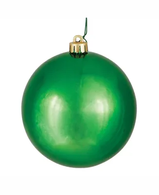 Vickerman 4" Green Shiny Ball Christmas Ornament