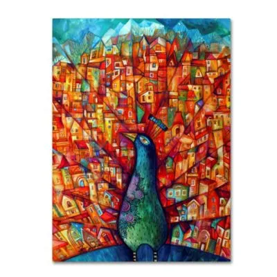 Oxana Ziaka Peacock Canvas Art Collection