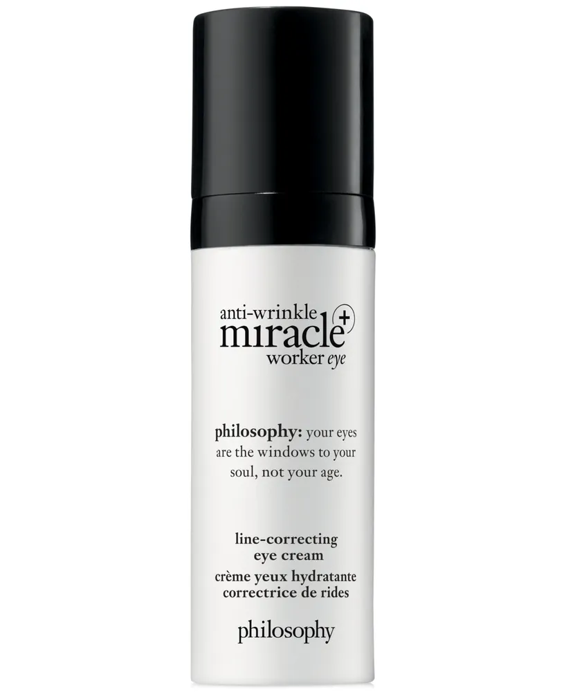 philosophy Anti-Wrinkle Miracle Worker+ Line-Correcting Eye Cream, 0.5