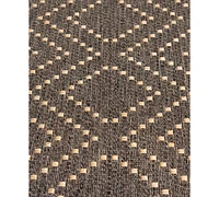 Closeout! Km Home Sidra Border Indoor/Outdoor 7'10" x 9'10" Area Rug