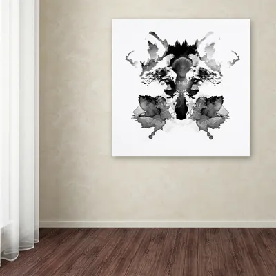 Robert Farkas 'Rorschach' Canvas Art, 14" x 14"
