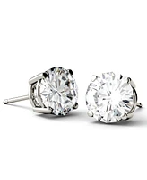 Moissanite Stud Earrings (3 ct. t.w. Diamond Equivalent) in 14k White or Yellow Gold