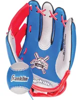 Franklin Sports Air Tech 9" Baseball Glove Right Handed Thrower With Ball