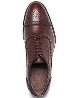 Anthony Veer Men's Ford Quarter Brogue Oxford Lace-Up Dress Shoe