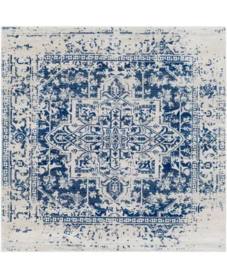 Livabliss Harput Hap-1021 Dark Blue 6'7" Square Area Rug