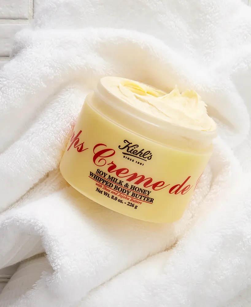 Kiehl's Since 1851 Creme de Corps Soy Milk & Honey Whipped Body Butter, 8