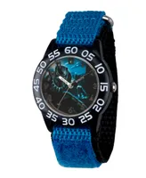 Marvel Black Panther & Avengers Boys' Black Plastic Time Teacher Watch