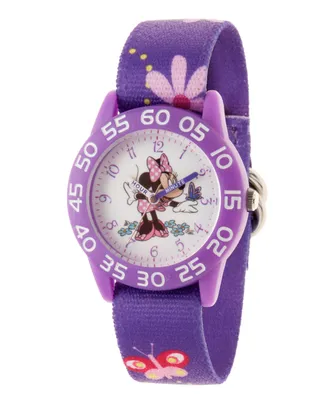 Disney Minnie Mouse Girls' Plastic Time Teacher Watch