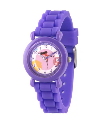 Disney The Incredibles 2 Violet Parr Girls' Purple Plastic Time Teacher Watch