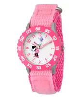 Disney Minnie Mouse Girls' Stainless Steel Time Teacher Watch