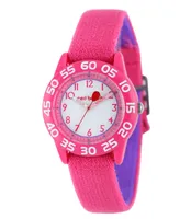 Red Balloon Girls' Pink Plastic Time Teacher Watch