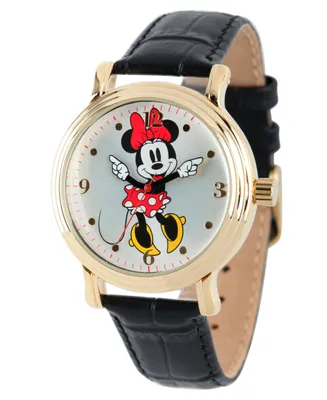 Disney Minnie Mouse Women's Shiny Gold Vintage Alloy Watch