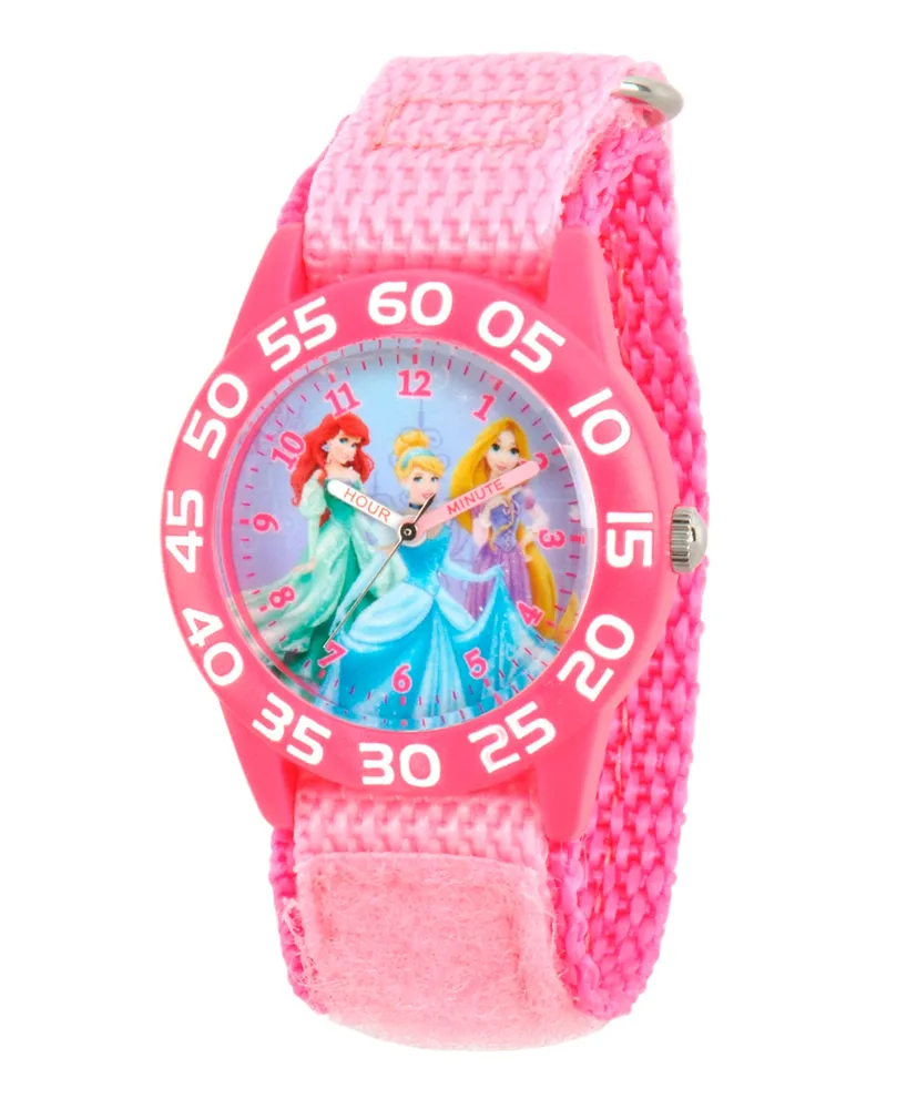 Disney Girls Rapunzel Purple Strap Acrylic Time Teacher Watch - The Black  Bow Jewelry Company