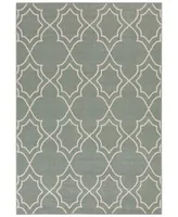 Surya Alfresco Alf-9589 Sage 3' x 5'6" Area Rug, Indoor/Outdoor