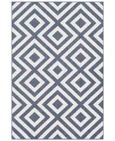 Livabliss Alfresco Alf-9657 Charcoal 2'3" x 4'6" Area Rug, Indoor/Outdoor