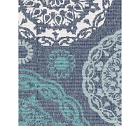 Livabliss Alfresco Alf-9666 Charcoal 2'3" x 4'6" Area Rug, Indoor/Outdoor