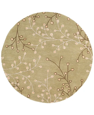 Surya Athena Ath-5113 Taupe 6' Round Area Rug