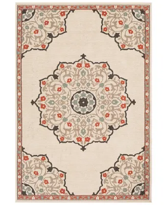 Closeout! Surya Alfresco Alf-9679 Burnt Orange 8'9" x 12'9" Area Rug, Indoor/Outdoor