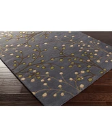 Livabliss Athena Ath-5125 Navy 4' Round Area Rug