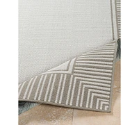 Livabliss Alfresco Alf-9681 Taupe 5'3" x 7'6" Area Rug, Indoor/Outdoor