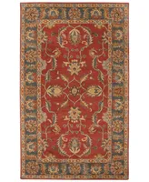 Livabliss Caesar Cae-1007 Rust 7'6" x 9'6" Area Rug