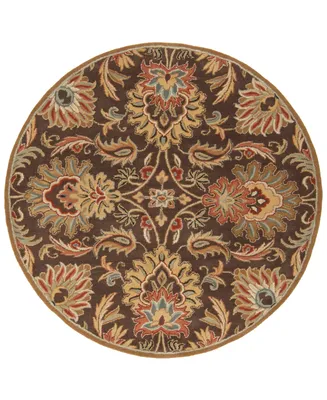 Surya Caesar Cae-1028 Dark Brown 8' Round Area Rug