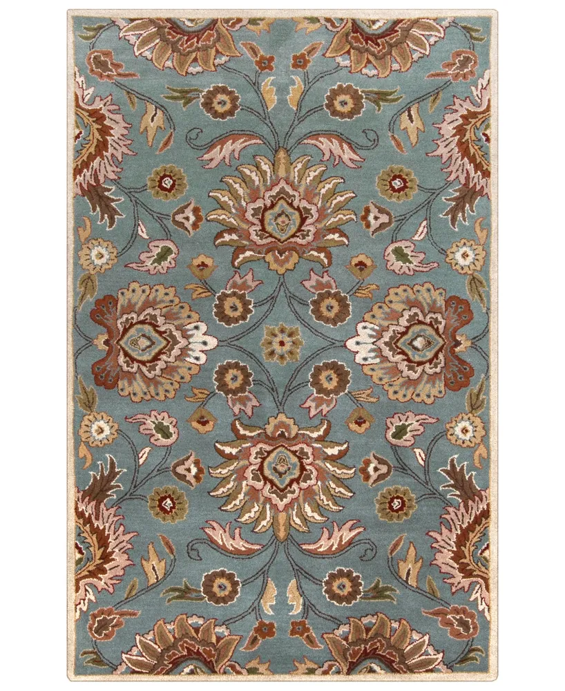 Livabliss Caesar Cae-1052 Medium Gray 4' x 6' Area Rug