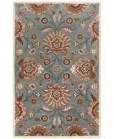 Livabliss Caesar Cae-1052 Medium Gray 4' x 6' Area Rug