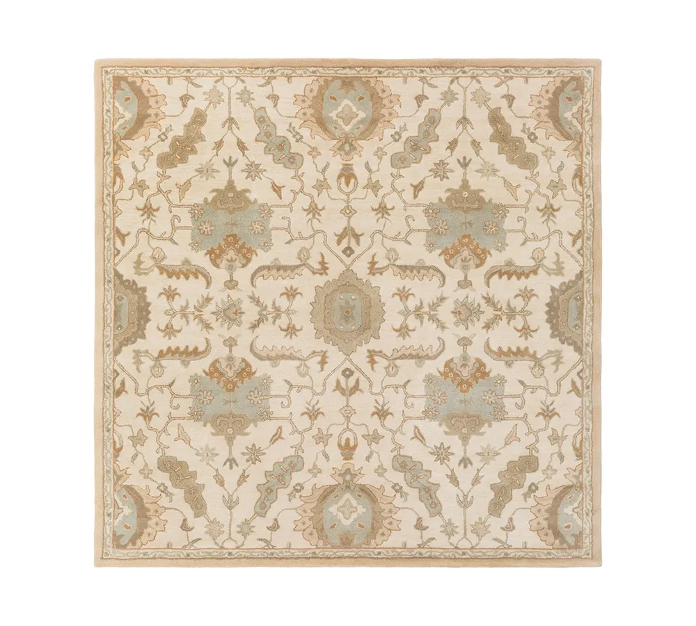 Livabliss Caesar Cae-1166 Beige 4' Square Area Rug