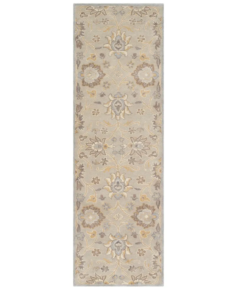 Surya Caesar Cae-1192 Light Gray 3' x 12' Runner Area Rug