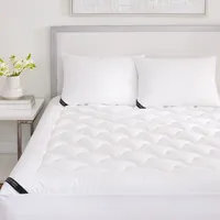 J Queen New York Royalty Allergen Barrier 233 Thread Count Cotton Top Mattress Pad