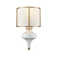 Ceramique 1 Wall Sconce Antique Gold Leaf