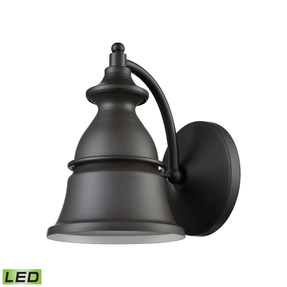 Langhorn 1 Outdoor Sconce Oil Rubbed Bronze